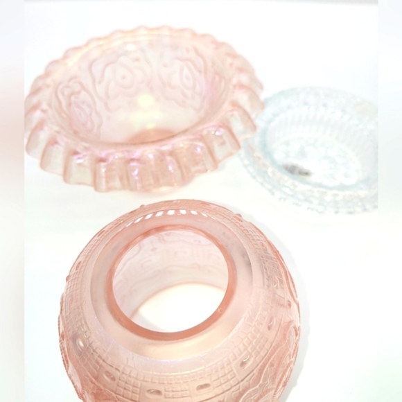 Fenton vintage pink fairy lamp RARE - Picture 5 of 7